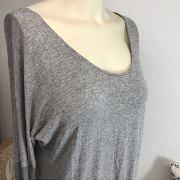 Lascana for Venus | Long sleeve Open Back Top, Grey-medium - Picture 3 of 10